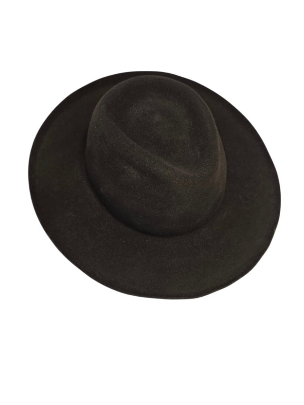 Vintage Goorin Bros Wool Black Fedora Hat WPL 5923 Sz M